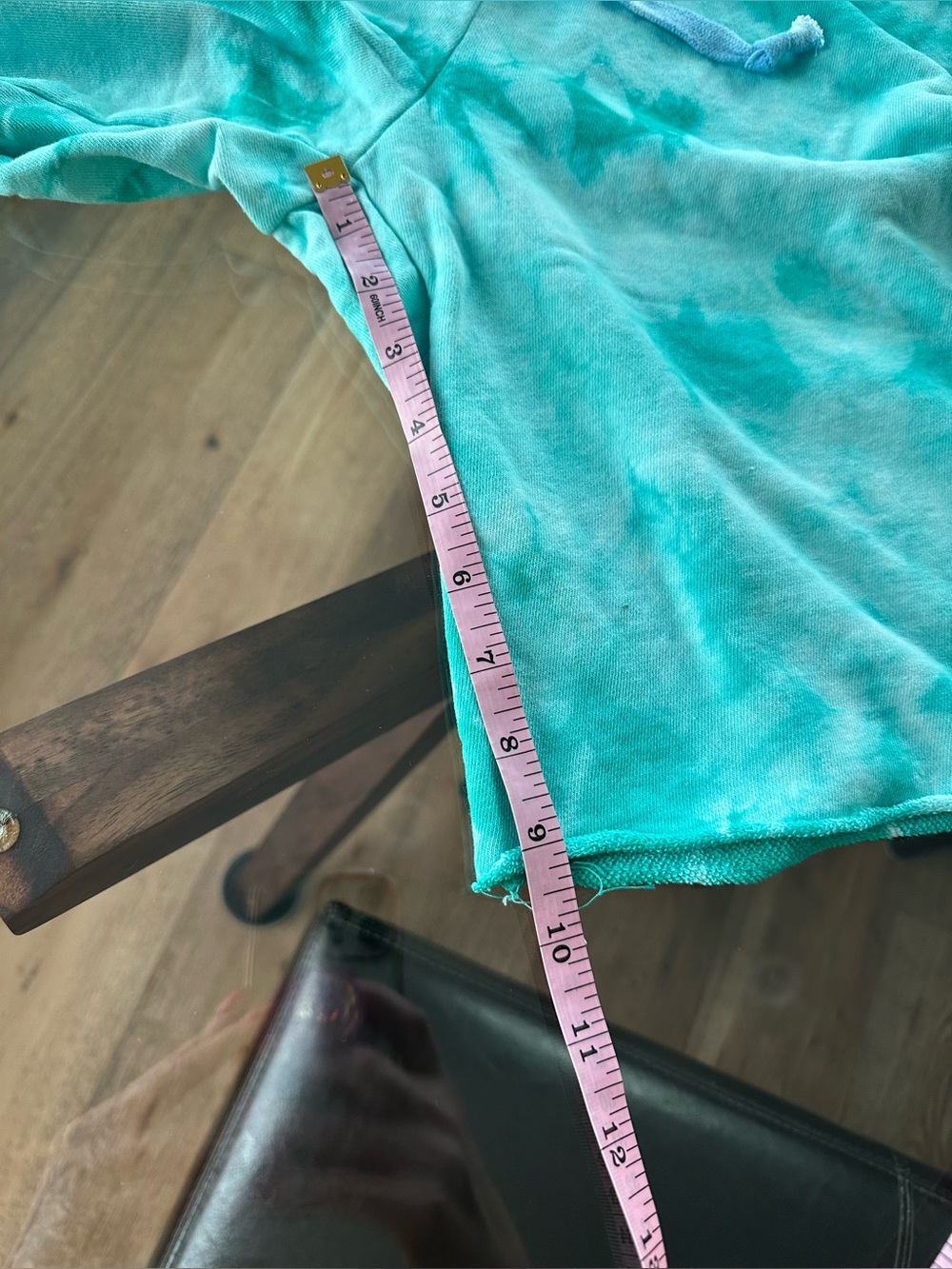 NWT Warm Fun Tie-Dye EMERALD Green SKATER Shorts SIZE medium - Picture 7 of 7